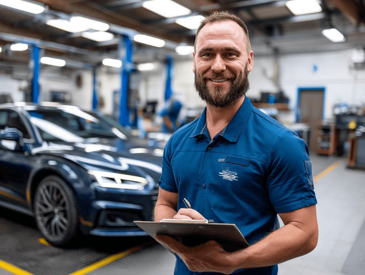 car service km garage contact mechanic